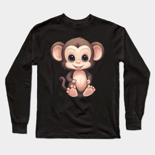 Baby Monkey Long Sleeve T-Shirt